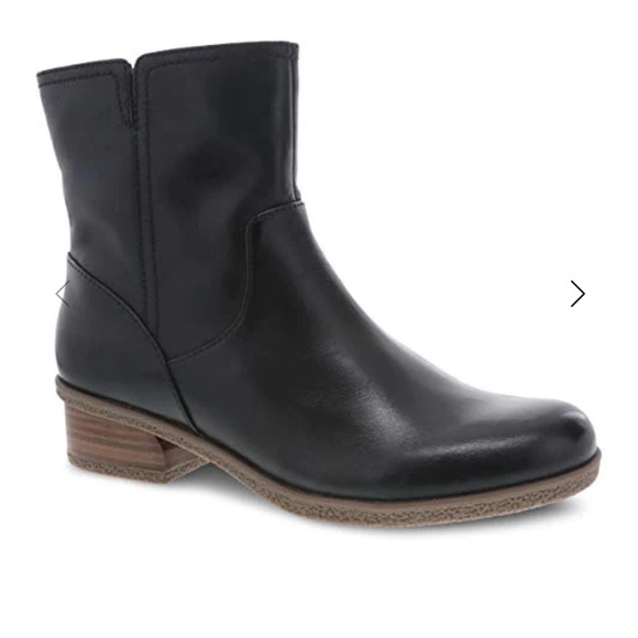 Dansko Shoes - Dansko Bethanie Black Waterproof Leather Zip up Boots size 40